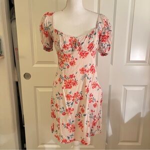 White Puff Sleeve Babydoll Dress – Cottagecore Style